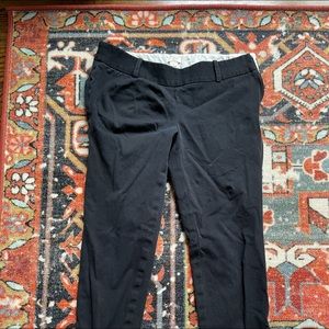 Jcrew black size 2 slacks side zipper